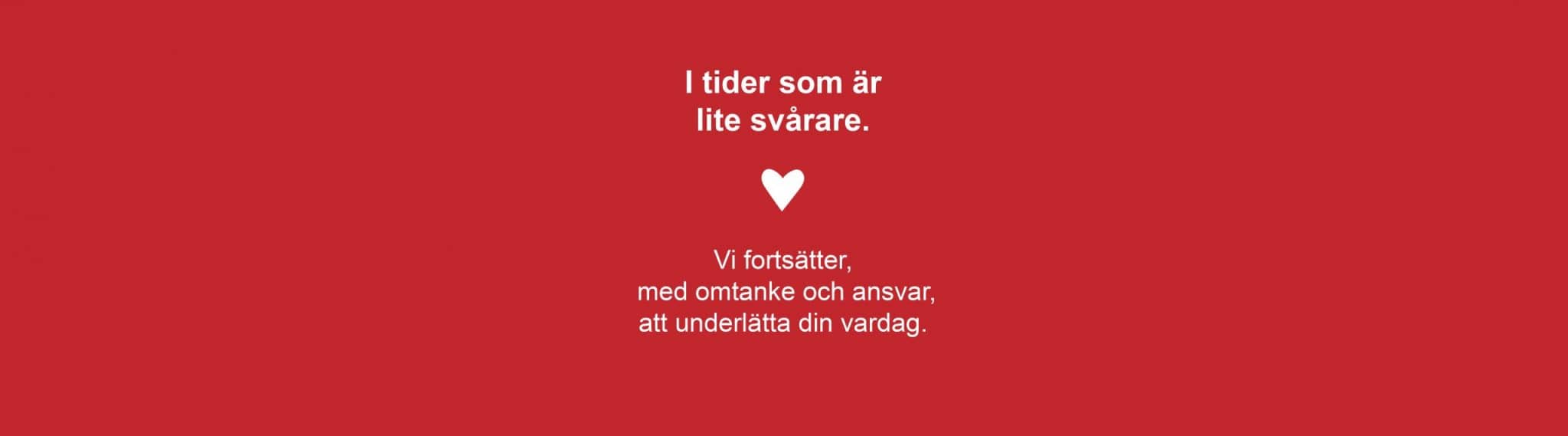 Med anledning av Covid 19