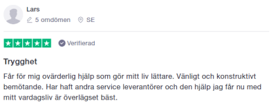 omdöme om femtiofemplus - fem stjärnor